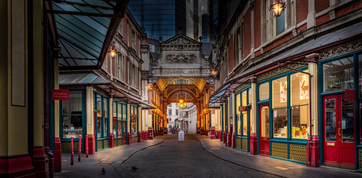 Leadenhall Market | Qué hacer en Londres si eres fan de Harry Potter